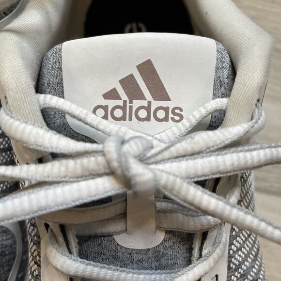 Adidas Bounce Sneakers BB1544 Athletic Gym Workout Sporty Light Grey White 8 US - Picture 10 of 12